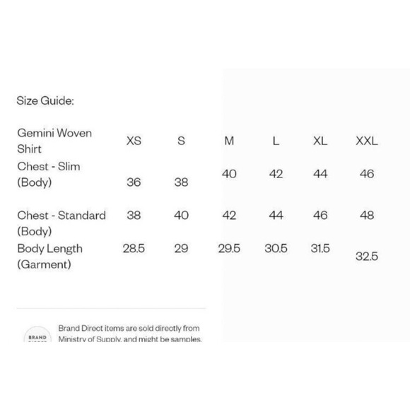 MINISTRY OF SUPPLY Gemini Woven Shirt Mens Size XXL Standard Blue NWT $125 - Picture 11 of 11